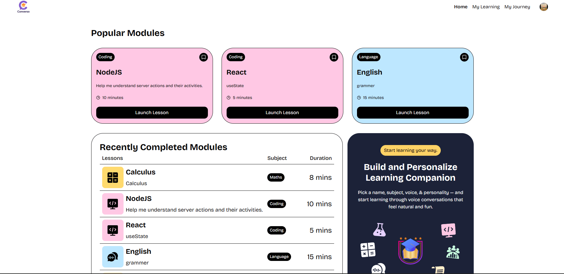 Converso AI-SaaS App